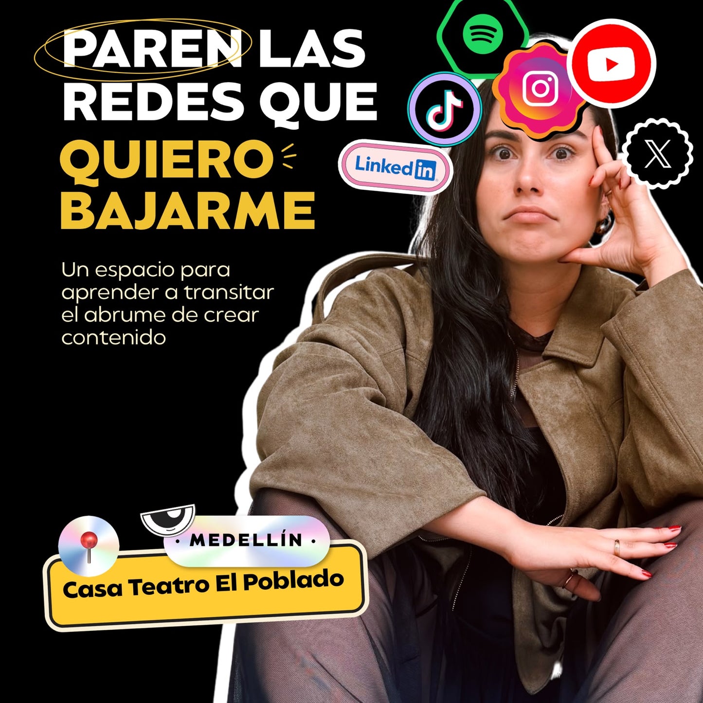 Evento Presencial: Paren las redes que quiero bajarme